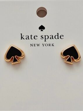 KATE SPADE EVERYDAY SPADE EARRINGS NEW